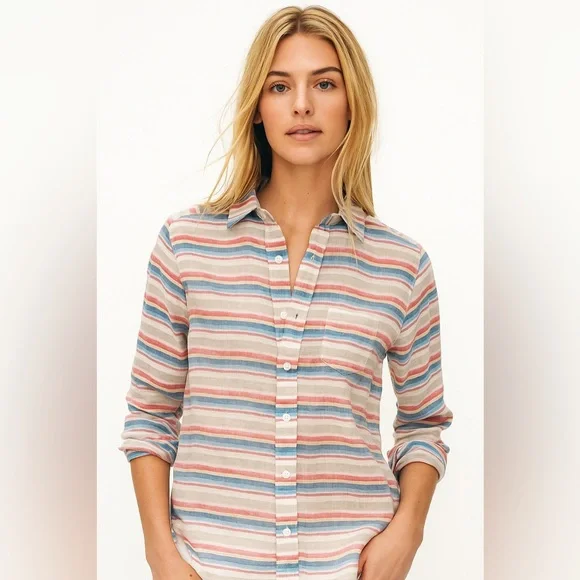 Frank & Eileen Button Down Shirt - Barry - Linen Button Up - Picture 1 of 13